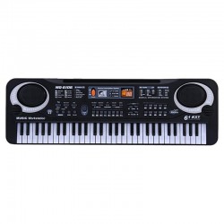 61 nycklar – digitalt elektroniskt tangentbord – elektriskt piano för barn – EU-plug