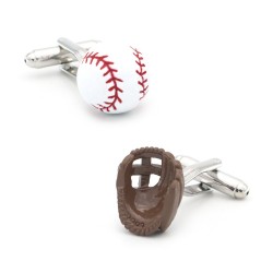 Baseball boll / handskar - Cufflinks