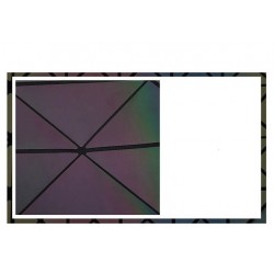 Modelig geometrisk luminös väska - resizable