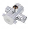 1/2'' 3-way t-adapter diverter valve adjustable shower head - arm mounted diverter valve bathroom hardware accessoryShower Heads