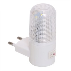 akut ljus vägglampa - hembelysning - LED nattljus - EU plug sänglampa väggmonterad energieffektiv 4 leder 3w