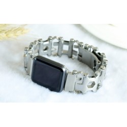 38 mm - 40 mm - 42 mm - 44 mm - rostfritt stål armband - rem för Apple Watch