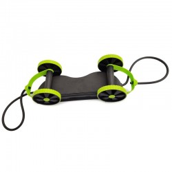 AB wheels roller - stretchable elastic resistance pull rope - abdominal muscle trainerEquipment