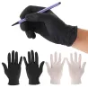 Disponibla nitrilkhandskar - antibakteriella skyddande latexhandskar