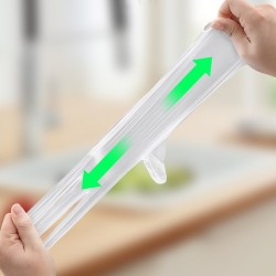 Disponibel - anti statisk - pulverfri - oljetät - transparent PVC skyddshandskar