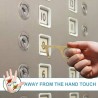 No-touching dörröppnare - kontaktlösa tryckknappar - antibakterier - metallnyckelring