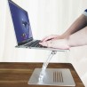 Aluminium Laptop-hållare - vikbar - justerbar monter