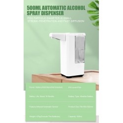 500ml - automatic - touchless alcohol dispenser - hand sanitiserHealth & Beauty