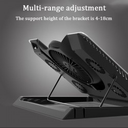 12-17 tums kylfläkt för MacBook & laptop - stand - justerbar innehavare