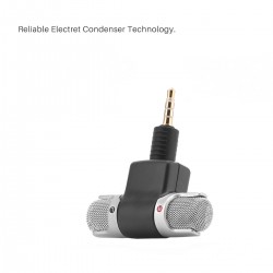 Portable stereo recording microphone - gold plated plug - 3.5mm mini jack for SmartphoneMicrophones