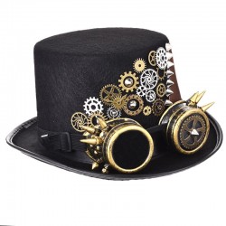 Vintage Steampunk Hat - BlackHats & Caps