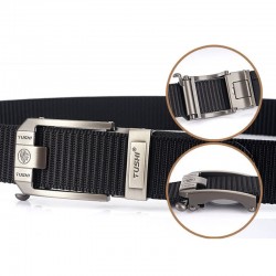 Taktisk militär armébälte - metallspänne - nylon - 125 cm