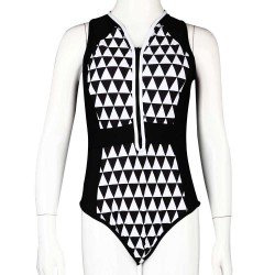 Retro Black och White - Swimsuit