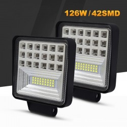 LED bar - spot ljus lampa för off-road bilar - traktorer - SUV - lastbilar - 72W - 126W / 12V - 24V