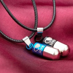 Love pill - capsule pendant - unisexNecklaces
