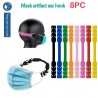 8 pieces - adjustable ear hooks for face masksMouth masks