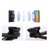 3 i 1 - fiske - bred vinkel - makro - kameralins med klipp för iPhone / Samsung