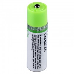 USB laddningsbart AA-batteri - AA - 1.2V - 1450mAh - Snabbladdning