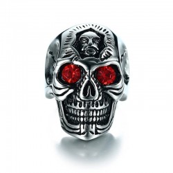 Gothic skull ring - stainless steelRings