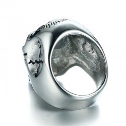 Gothic skull ring - stainless steelRings