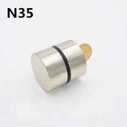 N52 - N35 - neodymiummagnet - runda - 40 x 20 mm - 2 bitar