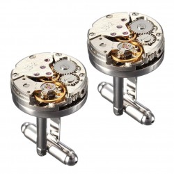 2Pcs - Cufflinks - Mechanical - UnisexCufflinks