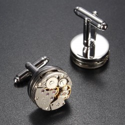 2Pcs - Cufflinks - Mekanisk - Unisex