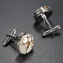 2Pcs - Cufflinks - Mekanisk - Unisex