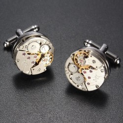 2Pcs - Cufflinks - Mekanisk - Unisex