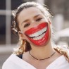 Rolig tryckt ansiktsmask - anti-pollution munskydd - bomull