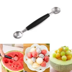 Rostfritt stål vattenmelon slicer - kniv - sked - set