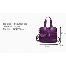 Vattentät nylon - crossbody - axelväska