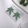 Hampblad - Dangle Earrings - Geometric Drop Earrings