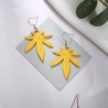 Hampblad - Dangle Earrings - Geometric Drop Earrings
