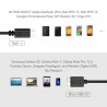 Micro B - USB C - 3.0 Kabel - 5 Gbps - Extern hårddisk