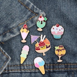 Isgrädde - Tårta - Enamel pin - Brooch