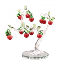 Glas - Crystal Cherry Tree - Fengshui Ornament