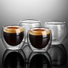 Värmebeständig - Double Wall Glass Cup - Öl - Espresso - Kaffe