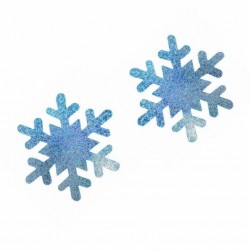 10 par - Nipple Covers - Snöflingor