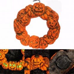 Halloween - Jack-o'-Lantern - LED - Pumpkin - Door Hanger