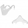 PM2.5 - protective transparent mouth / face mask - plastic shield - reusableMouth masks