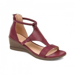 Summer Sandals - Mid Heels - Vintage - Black - Brown - Grey - RedPumps