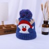 Varma vinterbarn hatt med pom pom Santa Claus - Reindeer horn