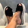 Sommar sandaler - flip flops med bowknot