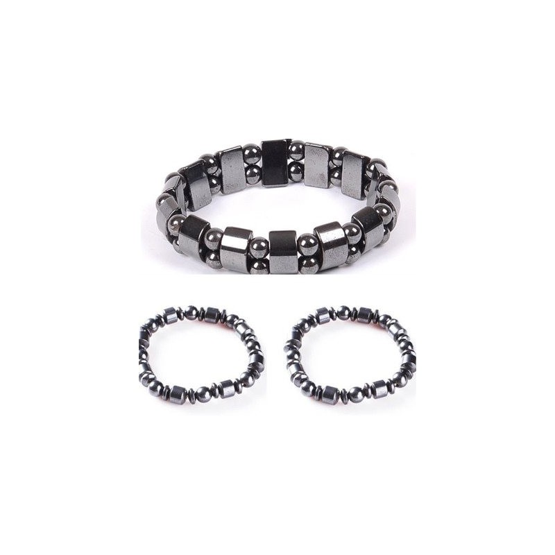 Elastisk armband med pärlor - magnetisk terapi