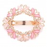 Elegant hair clip with crystals & butterfliesBrooches