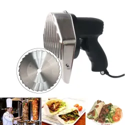 Elektrisk kebab / shawarma-skiva med blad