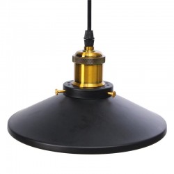 E27 - svart vintage lampa - retractable justerbar längd