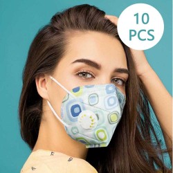 KN95 - antibakteriella ansikte / munskyddsmasker - 4-skikt - luftventil - återanvändbar - 10 - 20 - 50 - 100 bitar
