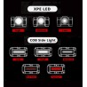Multifunktionellt COB-arbetsljus - USB - uppladdningsbart - 180 graders justerbart - magnetdesign campingljus